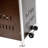 Sol Stainless Steel Pyramid Outdoor Patio 42,000 BTU Propane Heater with Wheels for Commercial & Residential Use-61126818