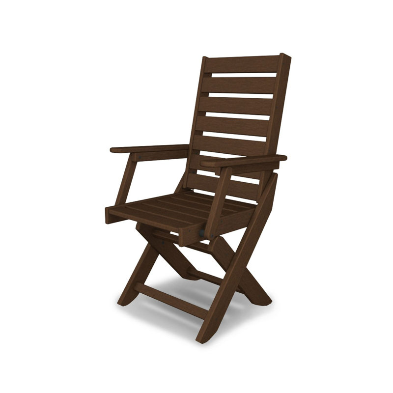 Chaise de salle à manger POLYWOOD, Acajou