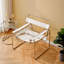 Fauteuil d'appoint Torvehallerne avec structure en acier inoxydable - Design moderne, sièges confortables-1697916667