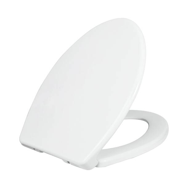 Mansfield SmartClose Elongated Soft Close Toilet Seat and Lid & Reviews ...