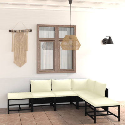 Ensemble de canapé modulaire large avec coussins Rasim