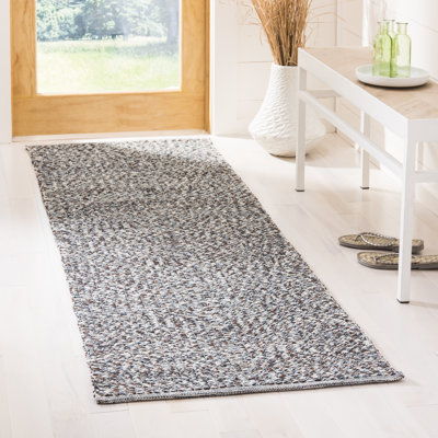 Haqeem Hand Woven Cotton Solid Colour Rug