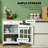 Mobile Kitchen Island,Portable Kitchen Cart