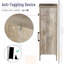 Versatile Bathroom Floor Cabinet With Drawer And Adjustable Shelf For Organized Storage