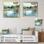Summer Lake Landscape Illustration V - Lake, art mural-1586931441-1586931446