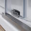 60" W X 36" D X 72" H Frameless Sliding Shower Enclosure With 3/8" Clear Tempered Glass, Brushed Nickel