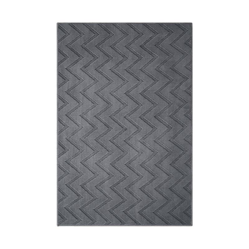 Geometric Shapes Machine Tufted Shag Area Rug, 200x290cm