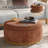 Lessman Modern 35"W Solid Wood Cocktail Ottoman with Storage and Reversible Tray Top-127658981