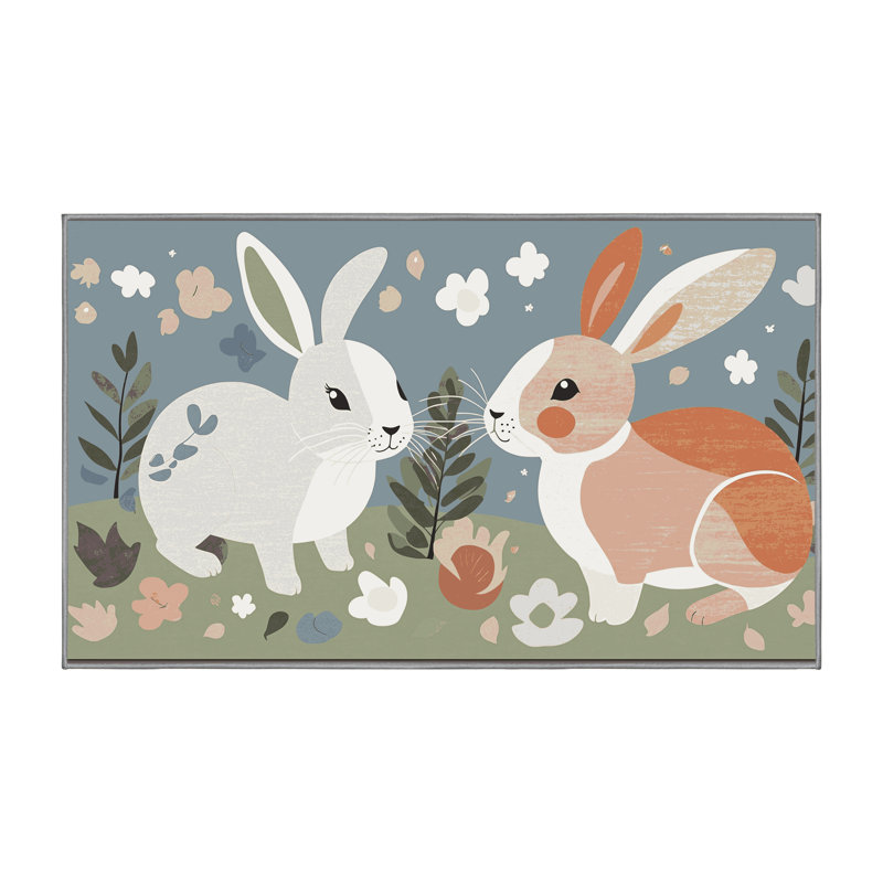 Tapis pour enfants East Urban Home, Rectangulaire 8 pi x 10 pi