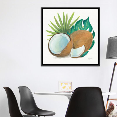 « coco palm v », reproduction sur toile tendue