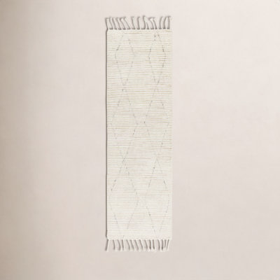 Talon Handmade Wool Cream Rug