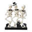 10.50''H Halloween Polyresin Dancing Skeleton Table Decor