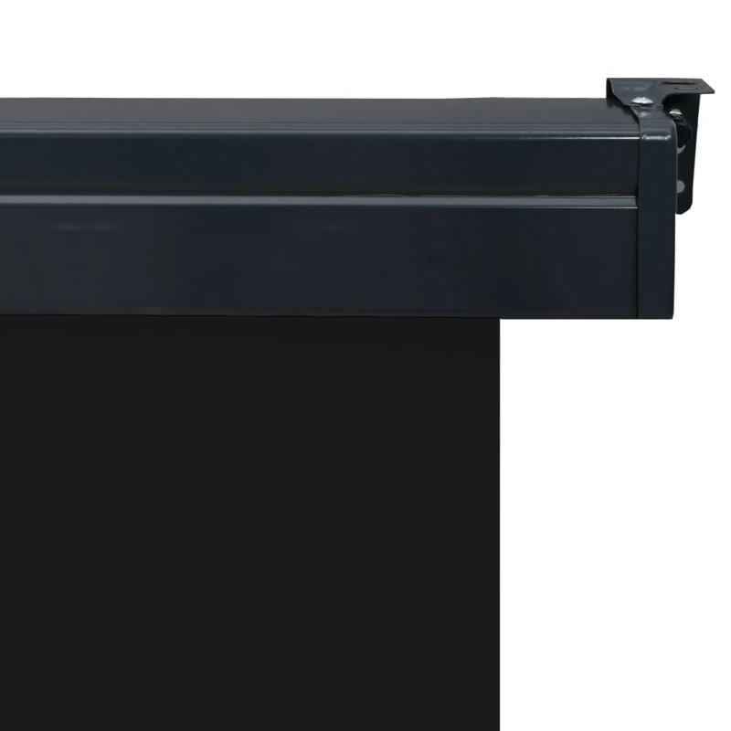 Ergun Balcony Side Awning 65x250 cm, Black