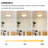 Modern Glass Drum Led Flush Mount