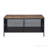 Foldable Rectangular Coffee Table, Antique Oak And Black