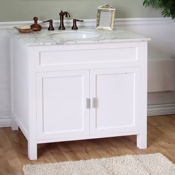 Lomas 36" Single Bathroom Vanity Set Charlton Home® Base 