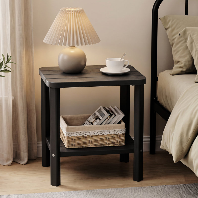 Table d'appoint moderne à deux niveaux