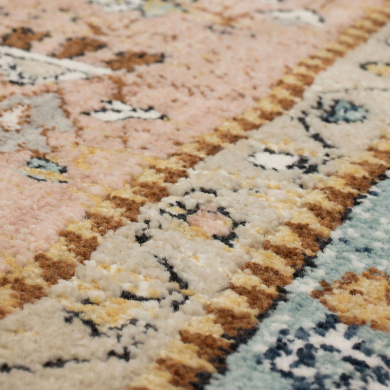 Bidjar Robin's Egg Blue and Beige Wool Area Rug 8' x 10'