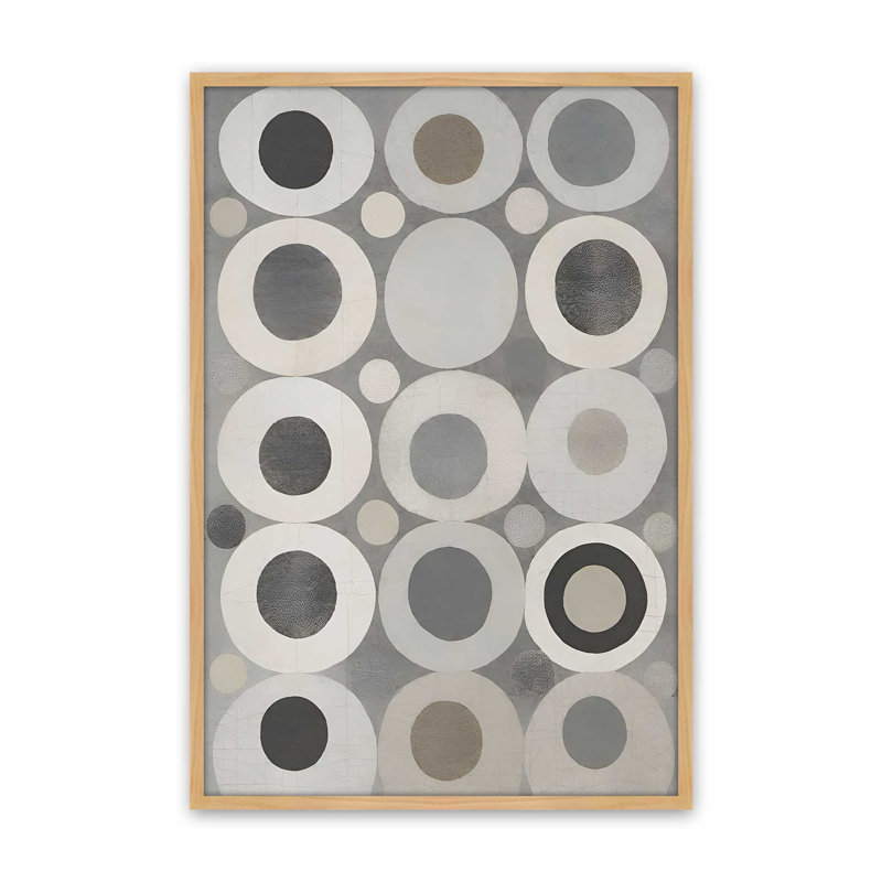 Impression sur toile gris en demi-teinte I par Elena Ray, Tanné, Impression sur cadre ouvert sans papier mat, 48"H x 36" W