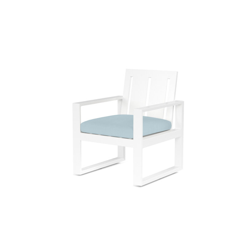 Newport Outdoor Dining Armchair, Canvas Skyline Sunbrella®