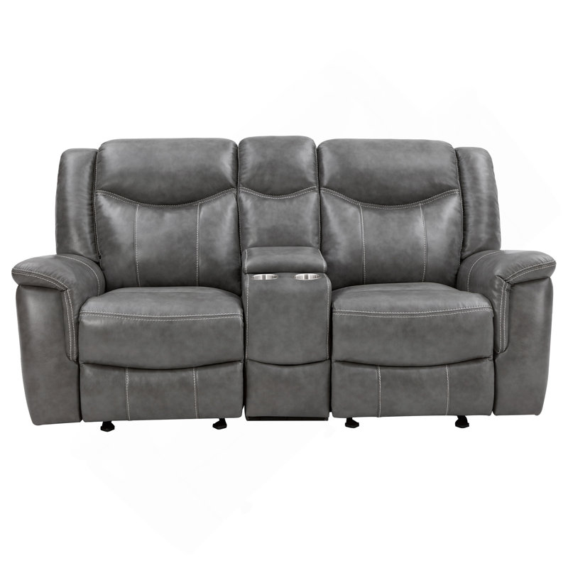 Masley Grey 2-Piece Reclining Living Room Set