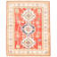 Tapis de la surface en laine bleu/beige 4 pi 1 po x 5 pi 5 po the main one-of-a-kind-noué la 2010 gazni Hypoluxo