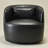 Sydney 100% Genuine Leather Swivel Barrel Armchair-432574130