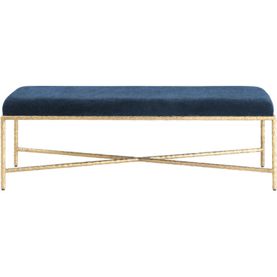 Iyania Chenille Fabric Bench