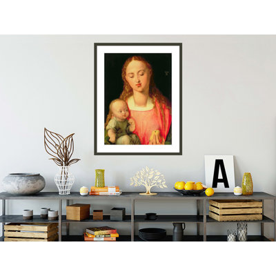 «Madonna and Child» par Albrecht Dürer, impression giclée encadrée