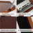 Sofa Arm Clip Table, Couch Arm Tray Table Wooden Side Tables For Wide Couches Armrest Table For Eating/Drinks/Snacks/Remote/Control (Brown+Bag)-716866176