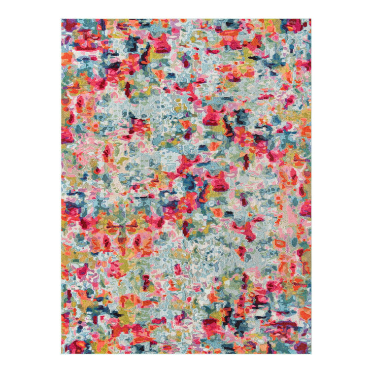Hashimoto Washable Abstract Indoor Rug