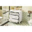 Ensemble de meuble-lavabo simple 30 po avec 3 tiroirs, meuble-lavabo autoportant avec cadre en bois massif 30 po, blanc-189026330