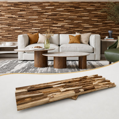 MB-003 – Teak Skin Reclaimed Teak Wall Panel