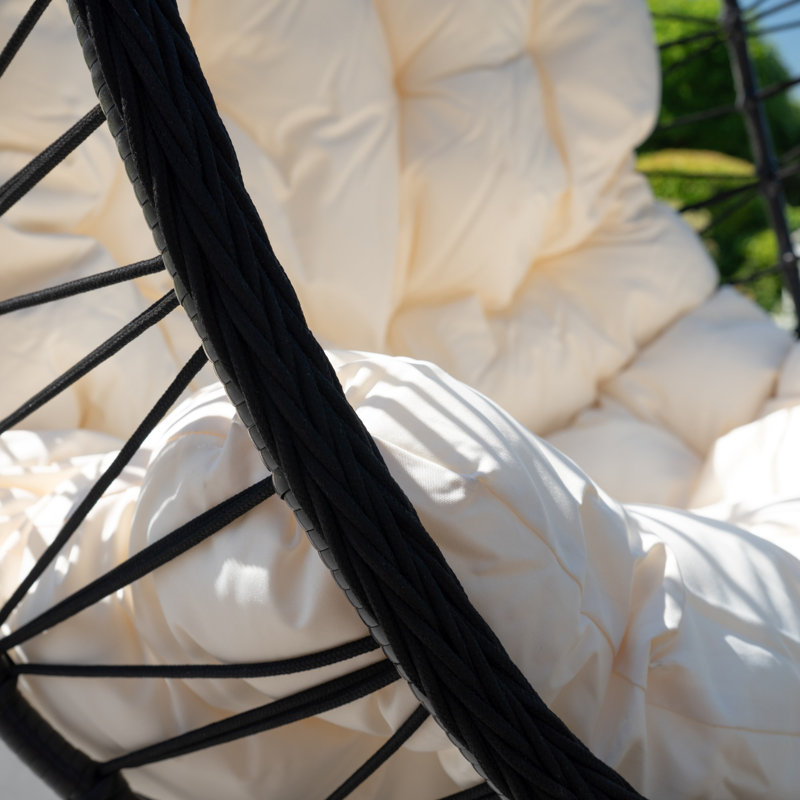 Hebden Garden Hanging Egg Chair, White