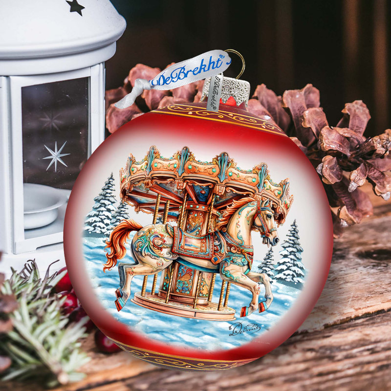 Grand ornement boule en verre Designocracy
