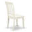 Danbury Kitchen Dining Chairs - Slat Back Wooden Seat Chairs, Linen White-860771817-915570548