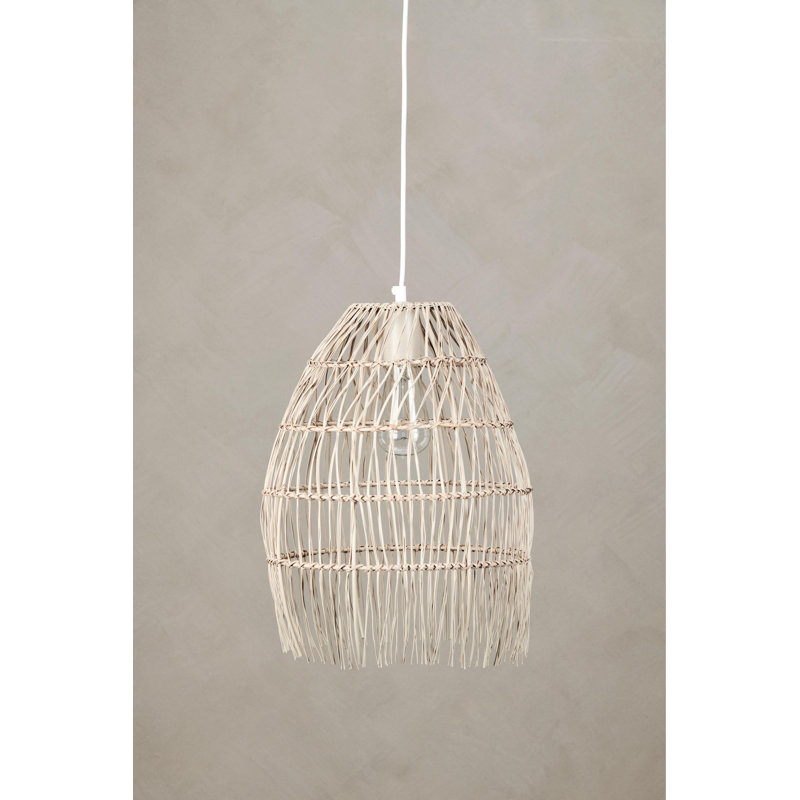 1 - Light Natural Brown Single Pendant
