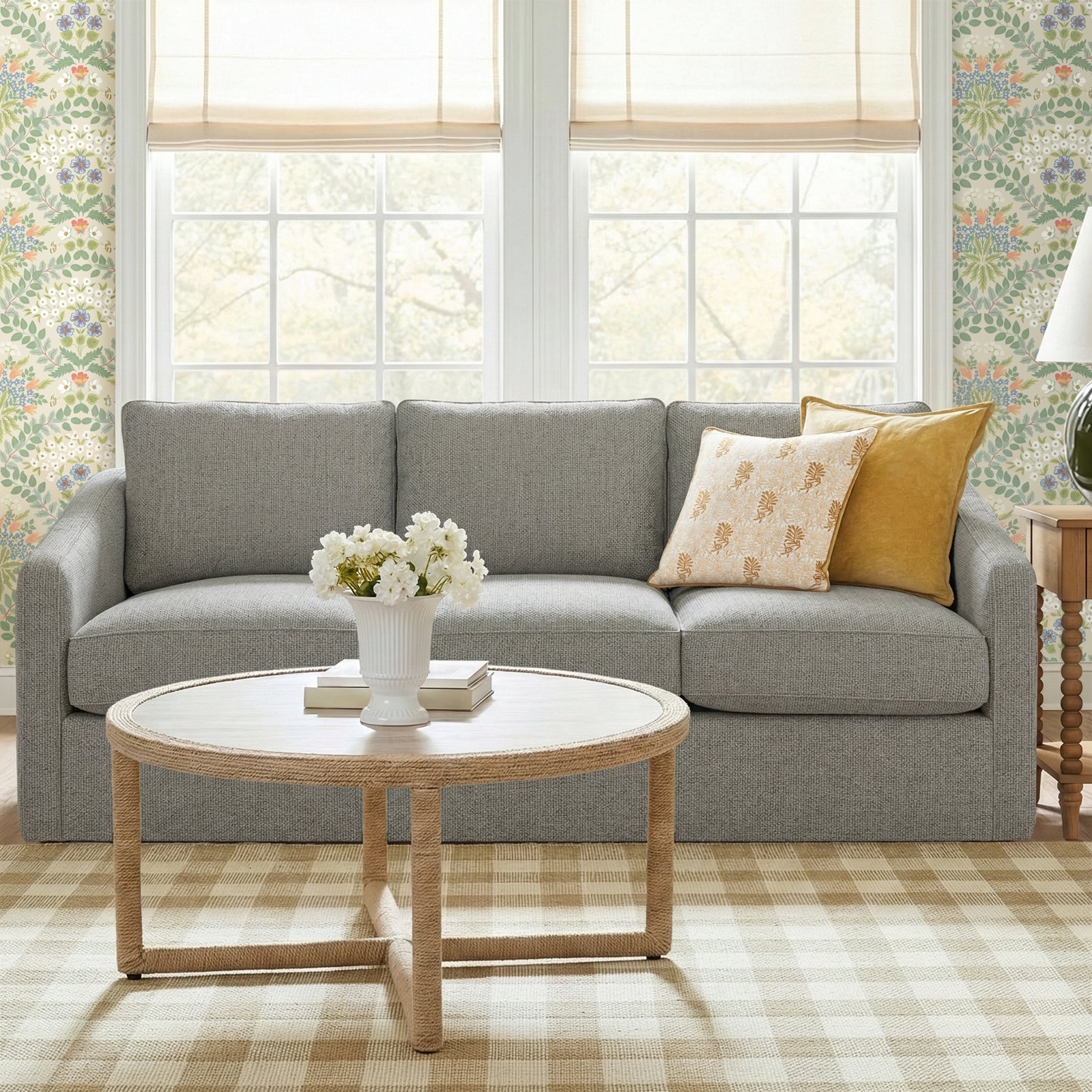 Minty 84'' Upholstered Sofa, Ida Light Gray