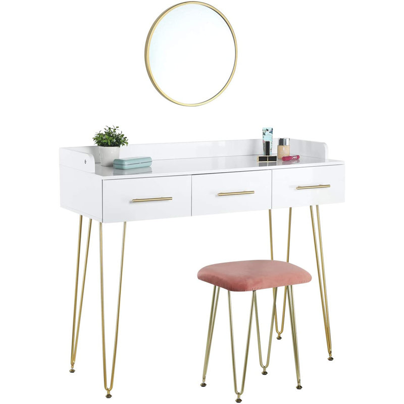 Margrett Dressing Table with Mirror