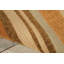 Field Wool Striped Area Rug in Cooper/Beige-14000907