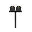 Balmoral Duo Mount Mailbox /w/ Personalized Door Medallion (2 Mailboxes,  Duo Mount Post, 2 Door Medallions)-247801193-247468872