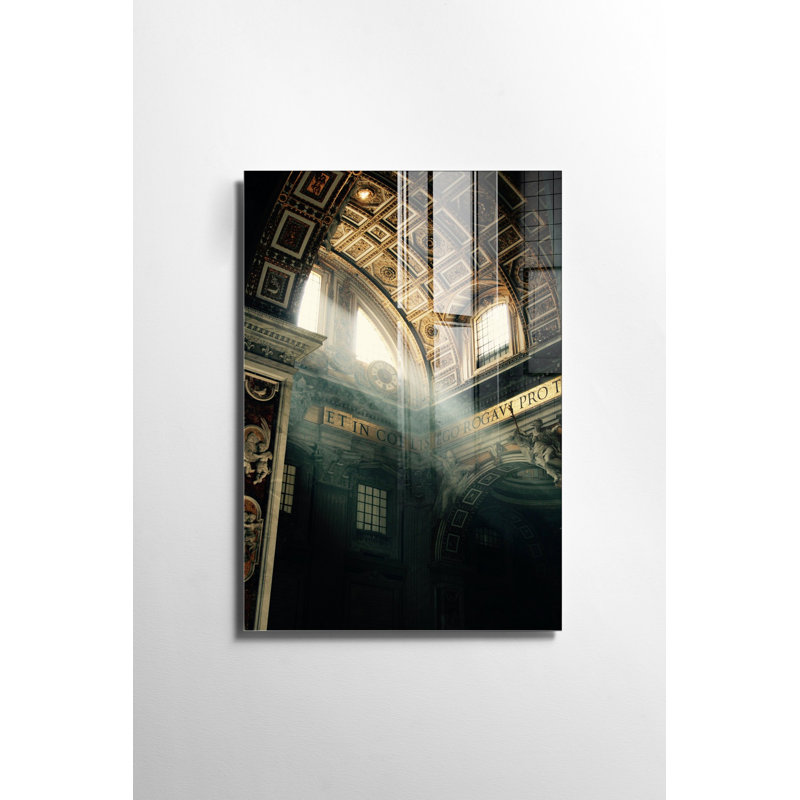Superbe peinture murale en verre trempé 27,6 po x 39,4 po | 100% verre trempé, épaisseur: 0,16 pouce | Décoration élégante pour le salon ou le bureau, durable et facile à nettoyer, idée de cadeau parfaite
