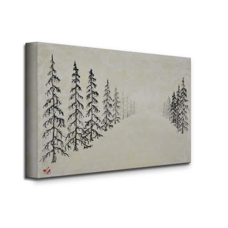 «Monoscape XXXI», art mural par Karen Biery, H 12 po x l 16 po, Toile tendue