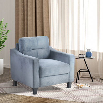 Modern Sectional Sofa, Comfortable L-Shaped Fabric Couch for Small Space, Living Room Bedroom Office