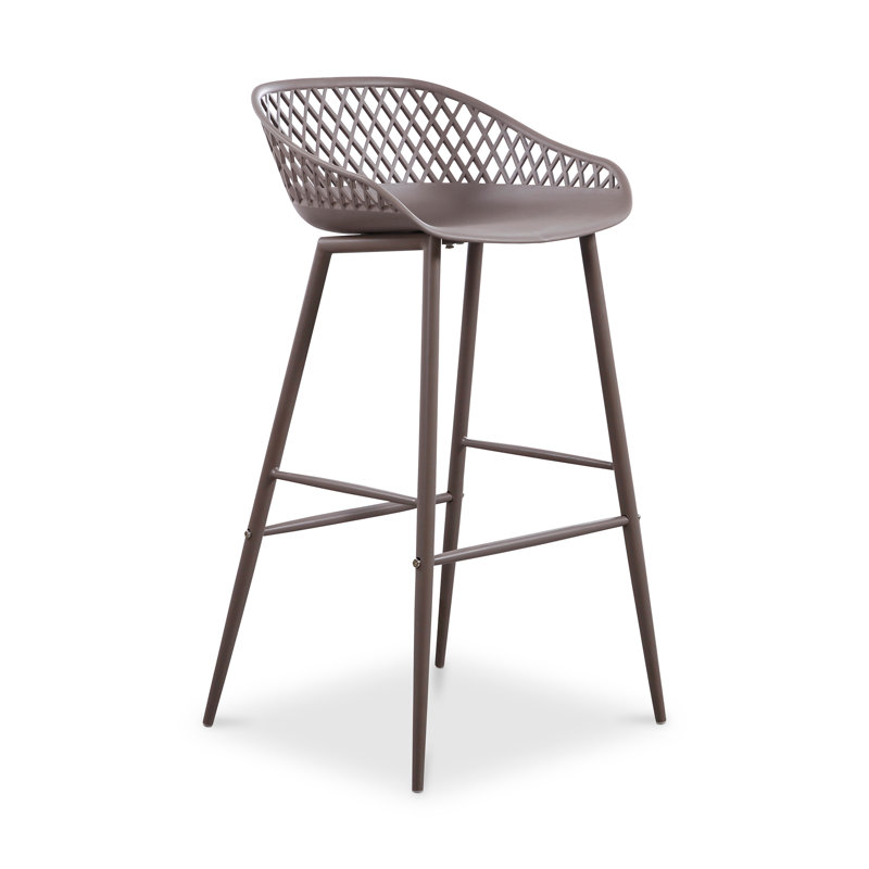 Newark Patio Bar Stool, Taupe, 29"