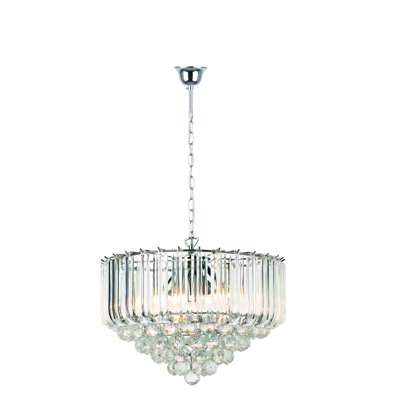 Darby 5 - Light Chrome Unique/Statement Pendant