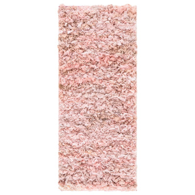 Adalberta Shag Hand Loomed Performance Rug