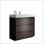 Meuble-lavabo autoportant avec grand lavabo et rangement