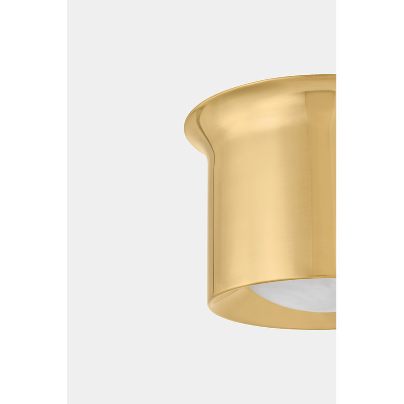NOXON Flush Mount, Aged Brass