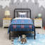 Metal Platform Bed Frame,Victorian Style Headboard/Footboard/Under Bed Storage/No Box Spring Needed